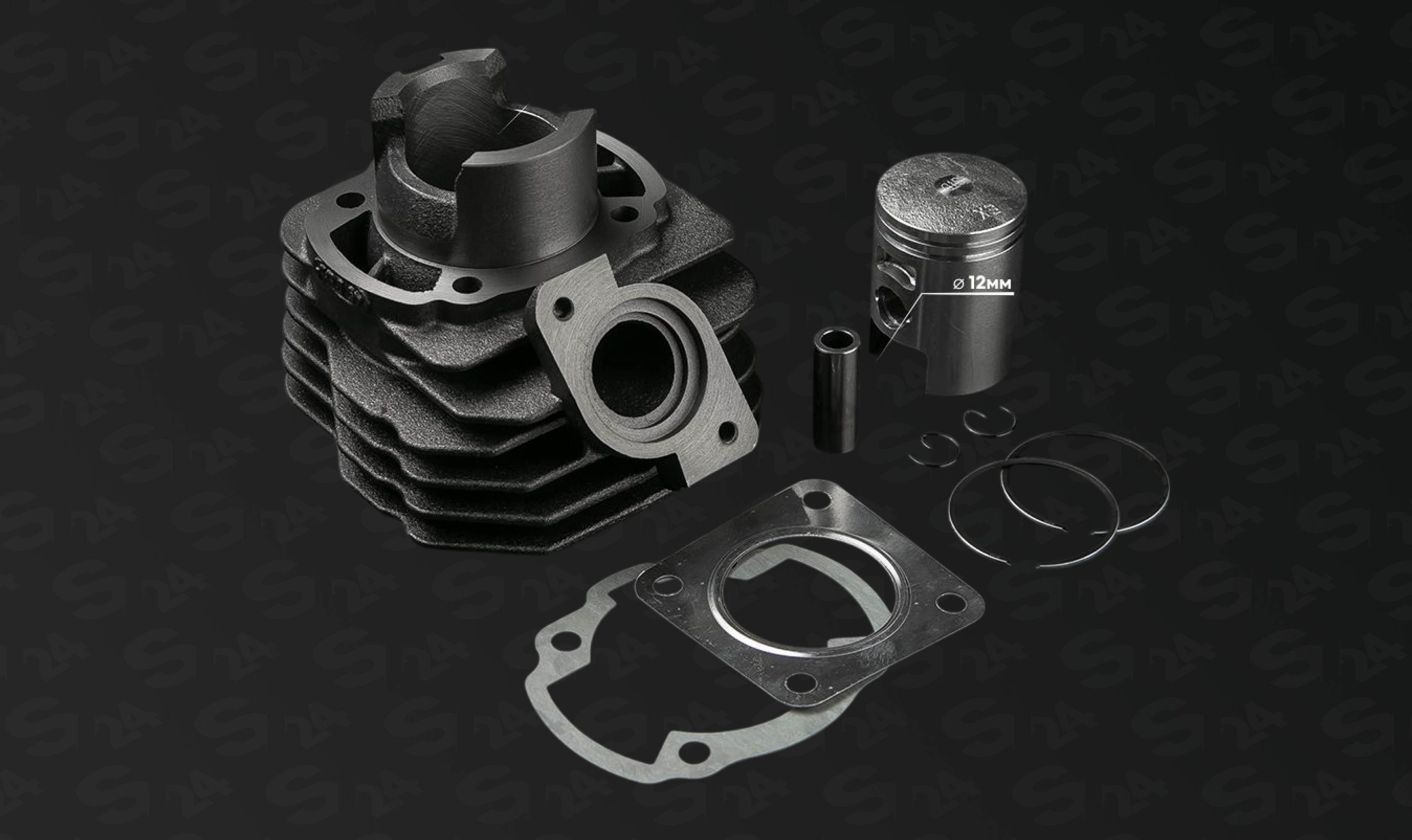 Установка цилиндра на вертикальный двигатель