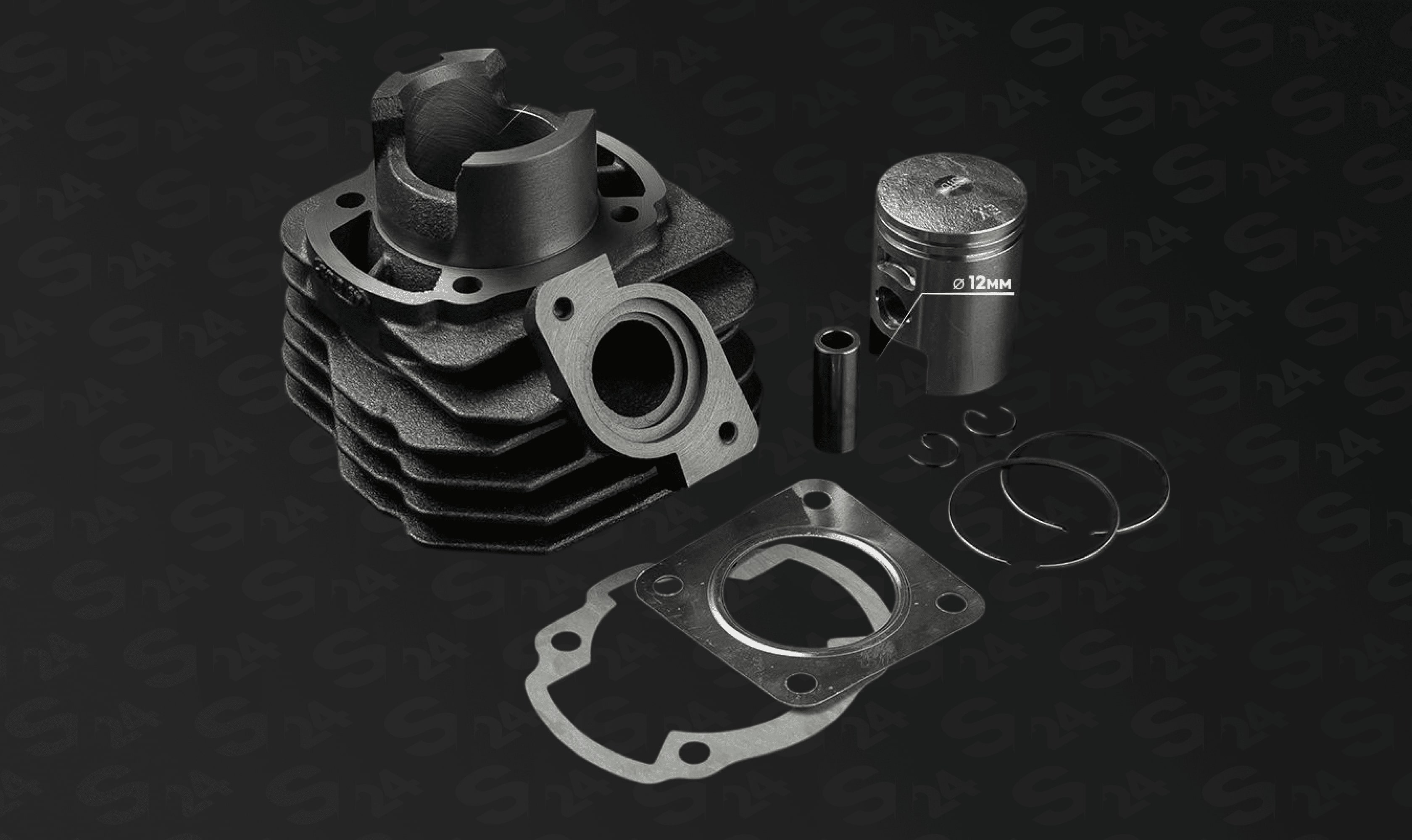 Установка цилиндра на вертикальный двигатель